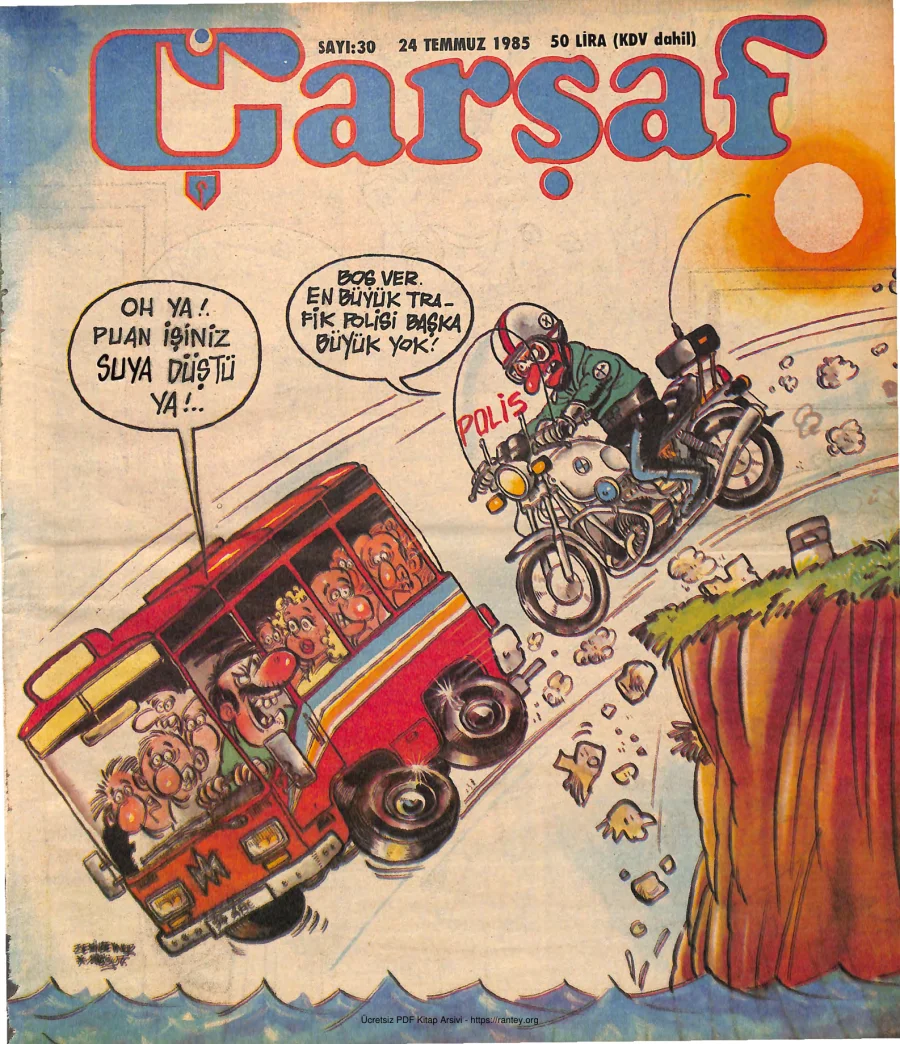 Çarşaf 1985 30 kapak görseli
