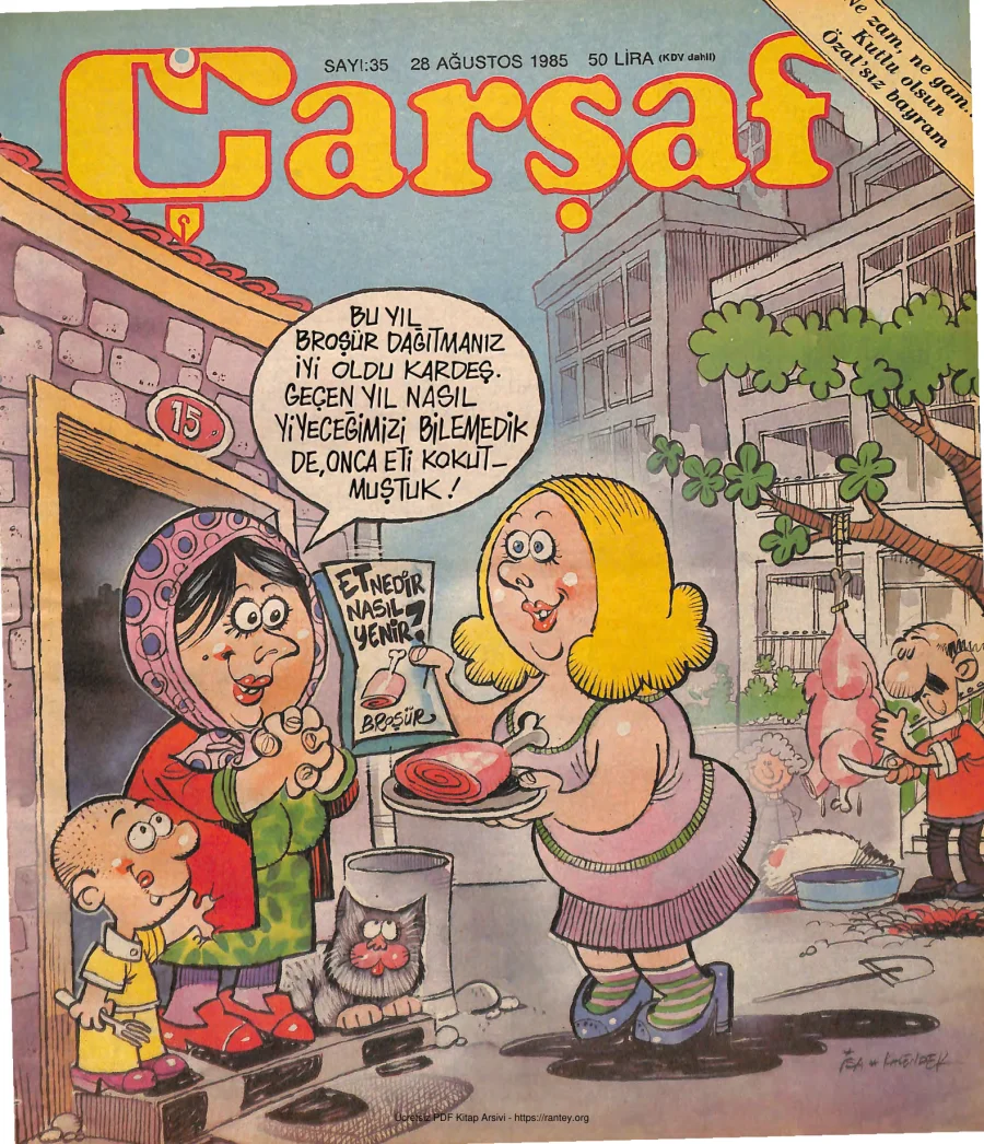 Çarşaf 1985 35 kapak görseli