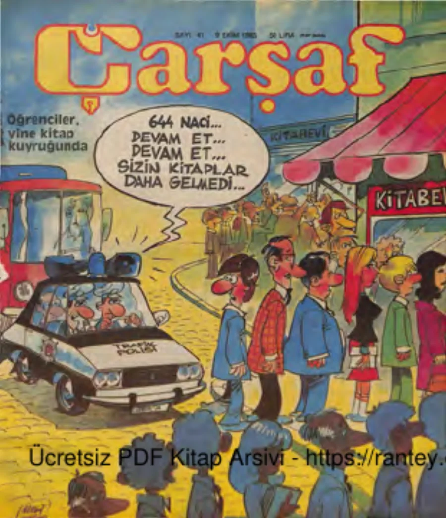Çarşaf 1985 41 kapak görseli