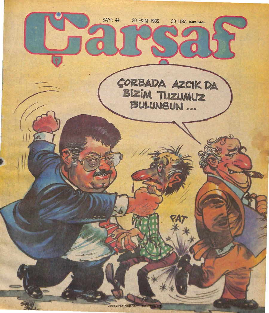 Çarşaf 1985 44 kapak görseli