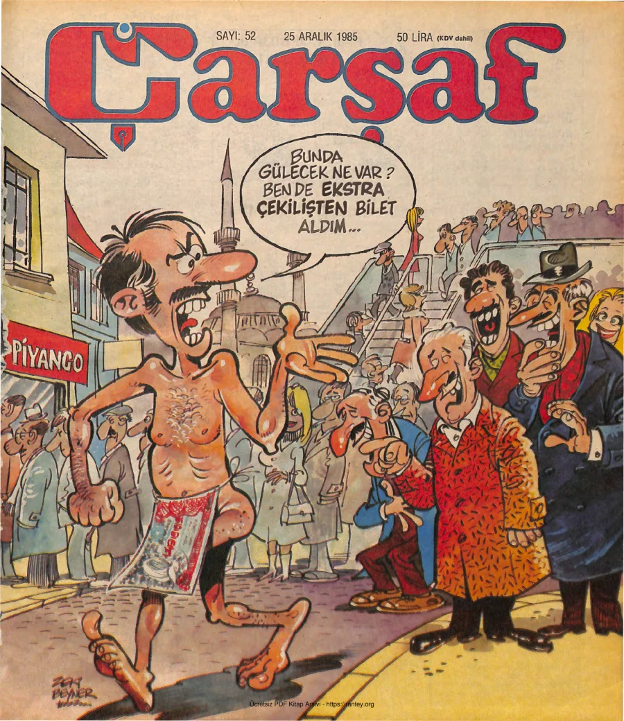 Çarşaf 1985 52 kapak görseli