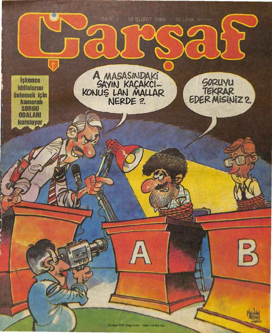 Çarşaf 1986 07 kapak görseli