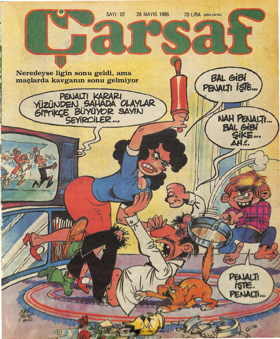 Çarşaf 1986 22 kapak görseli
