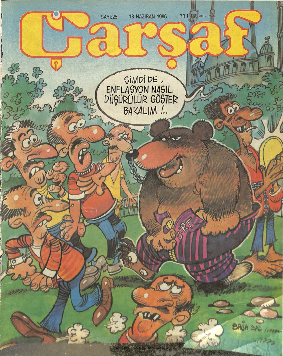 Çarşaf 1986 25 kapak görseli