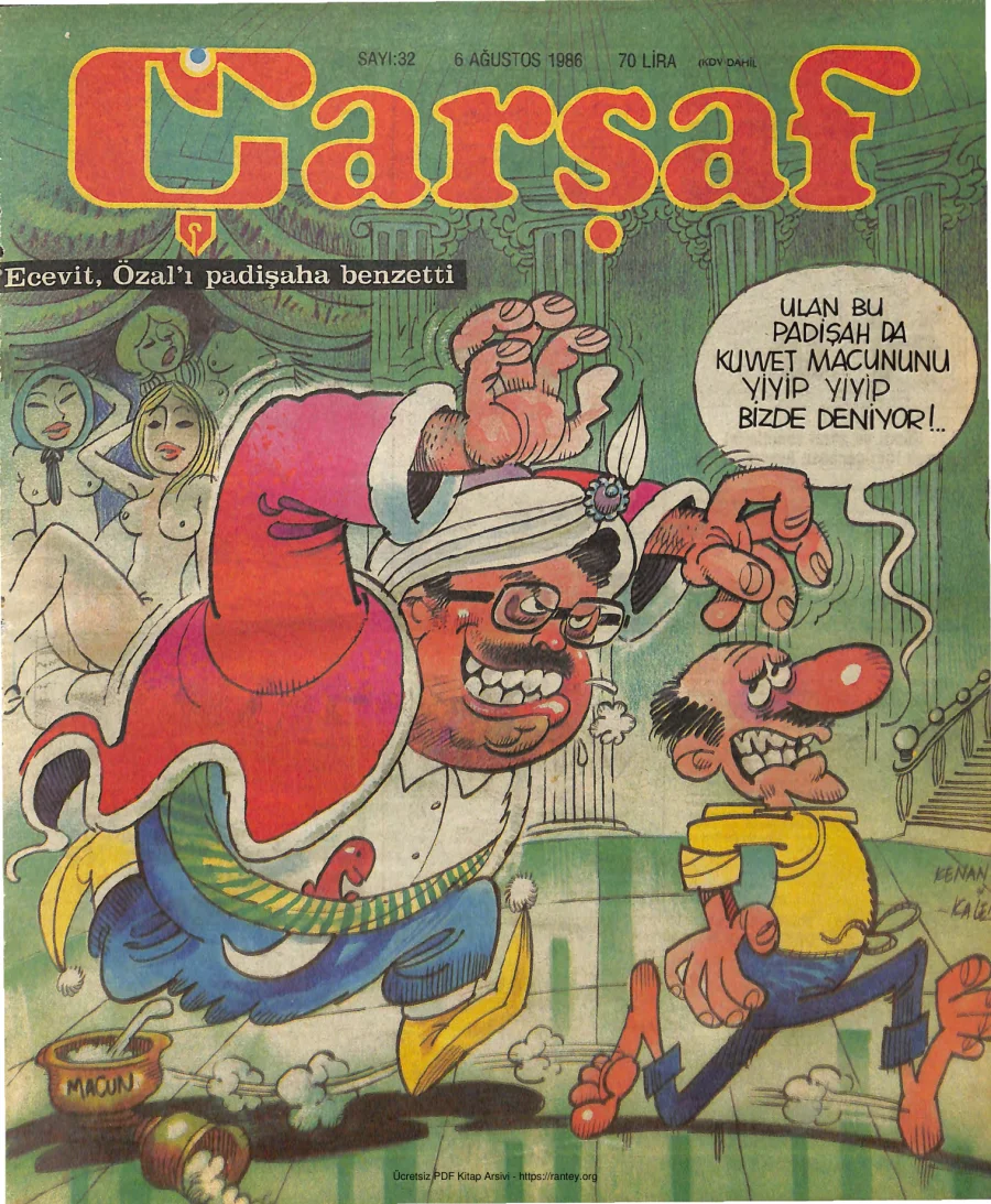 Çarşaf 1986 32 kapak görseli