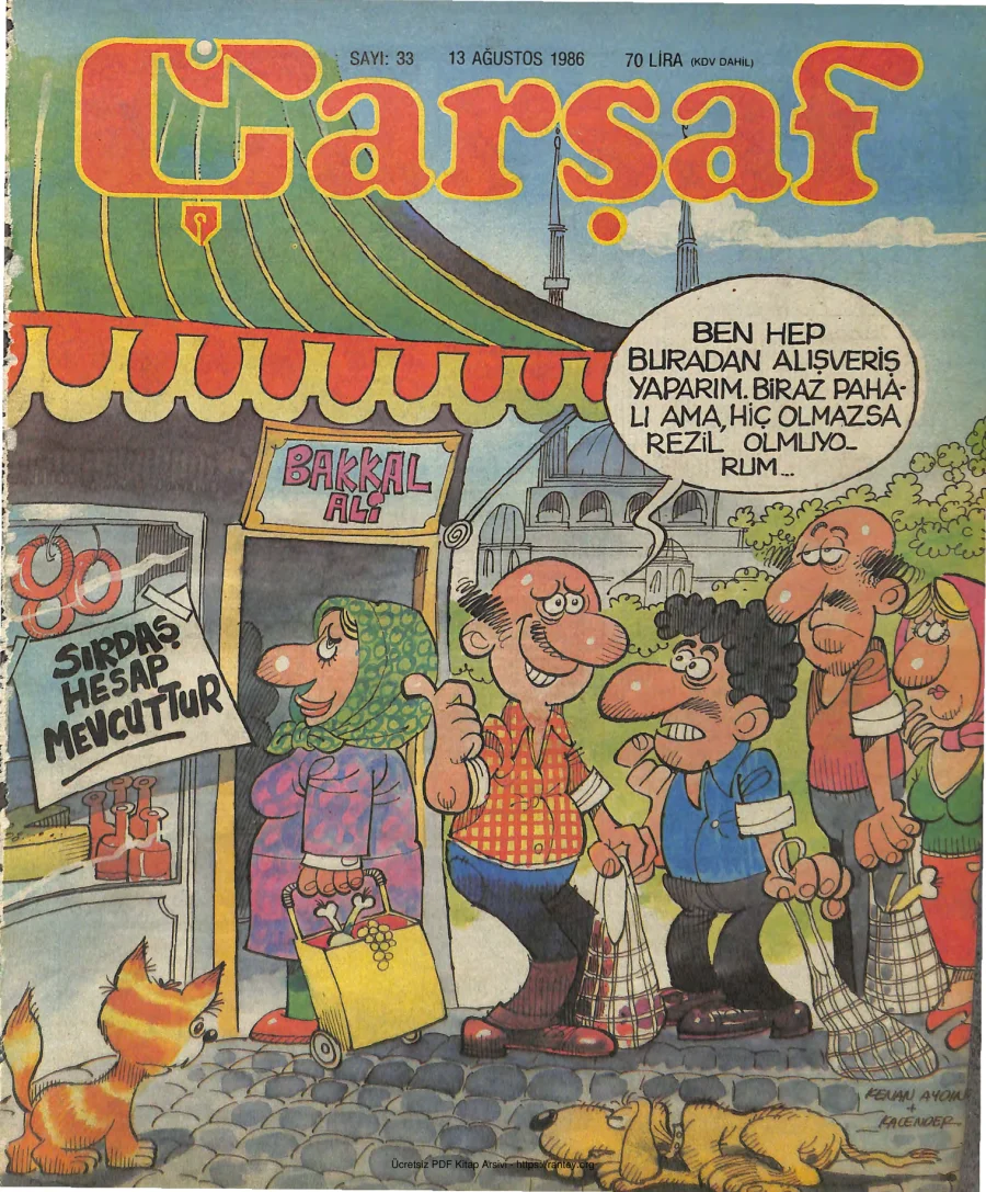 Çarşaf 1986 33 kapak görseli