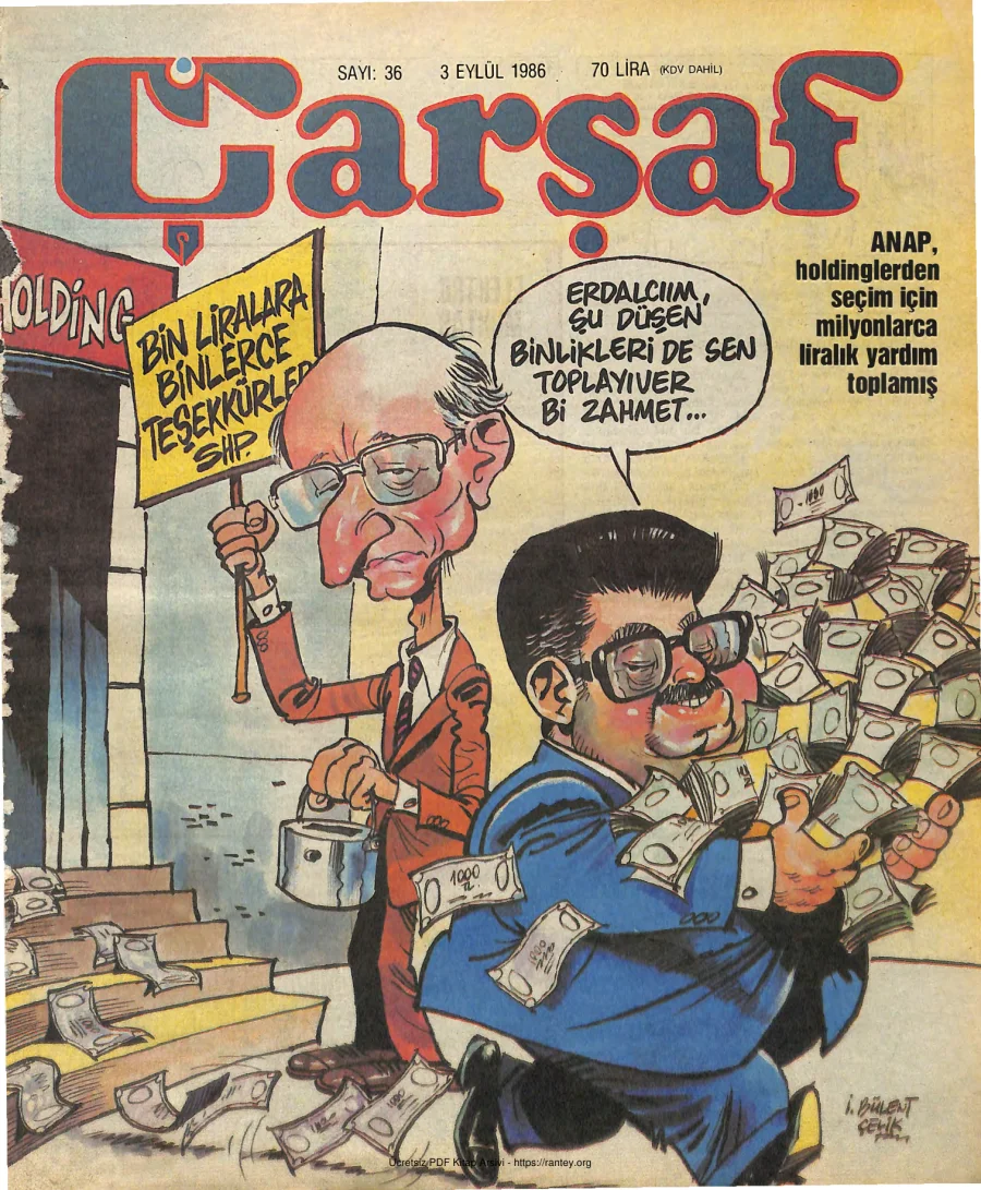 Çarşaf 1986 36 kapak görseli