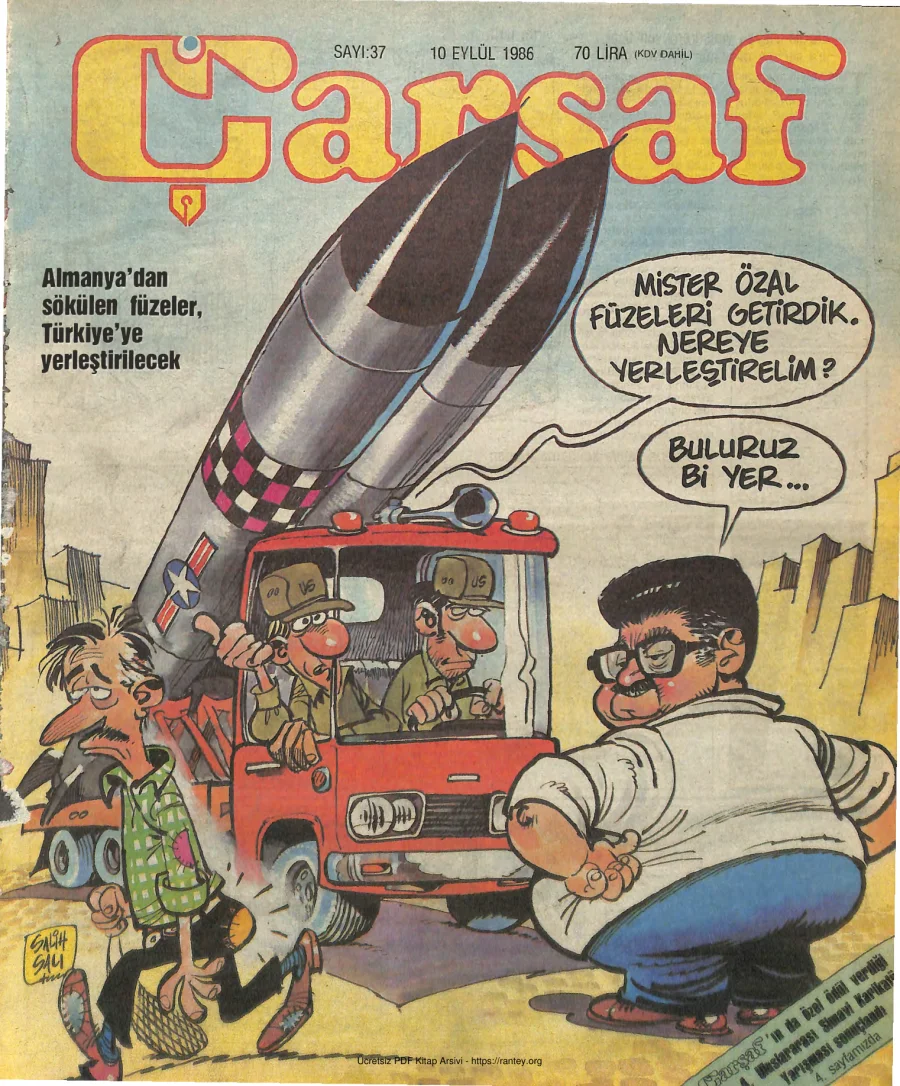 Çarşaf 1986 37 kapak görseli