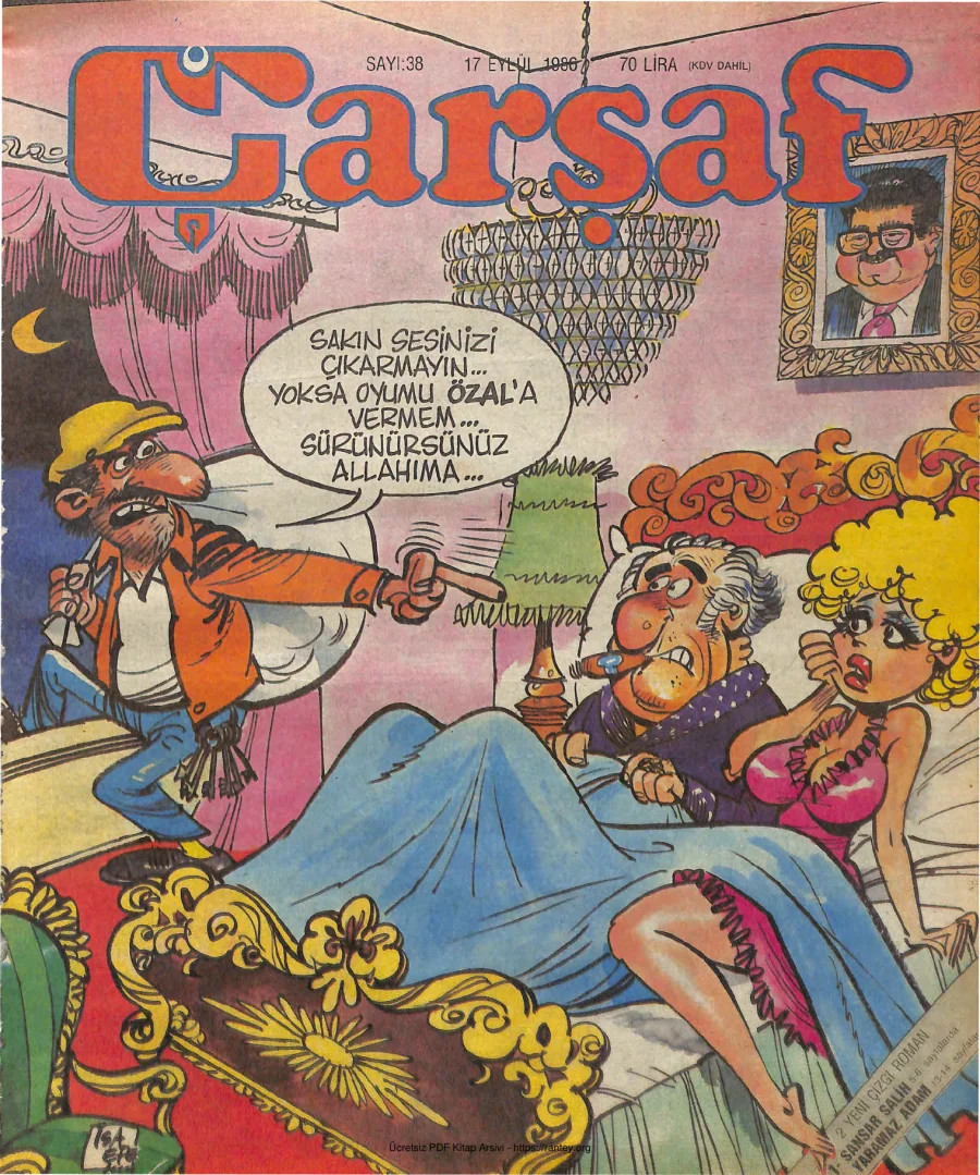 Çarşaf 1986 38 kapak görseli