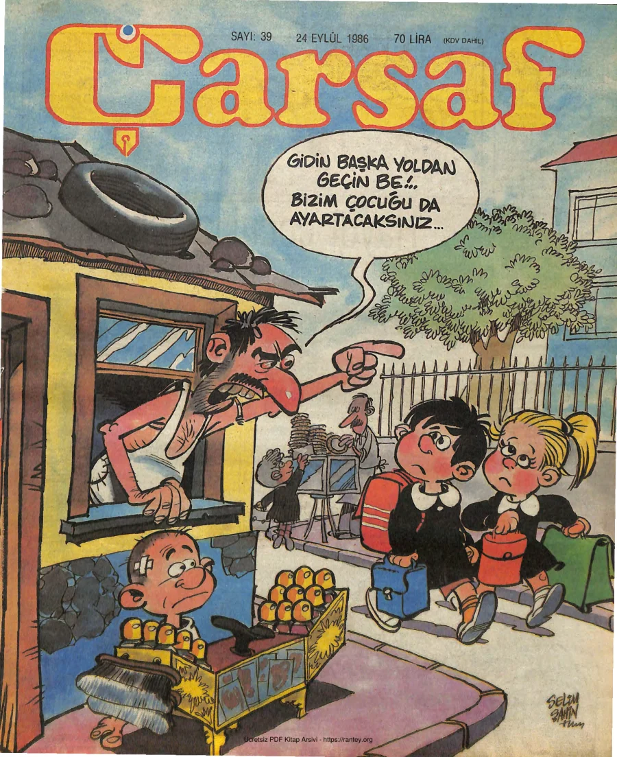 Çarşaf 1986 39 kapak görseli