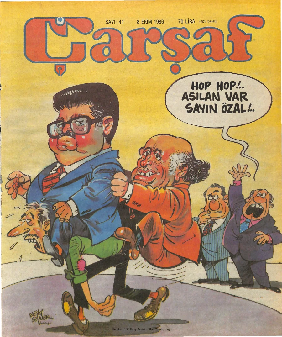 Çarşaf 1986 41 kapak görseli