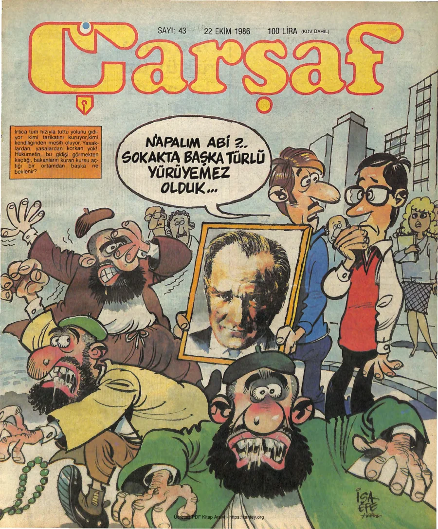 Çarşaf 1986 43 kapak görseli