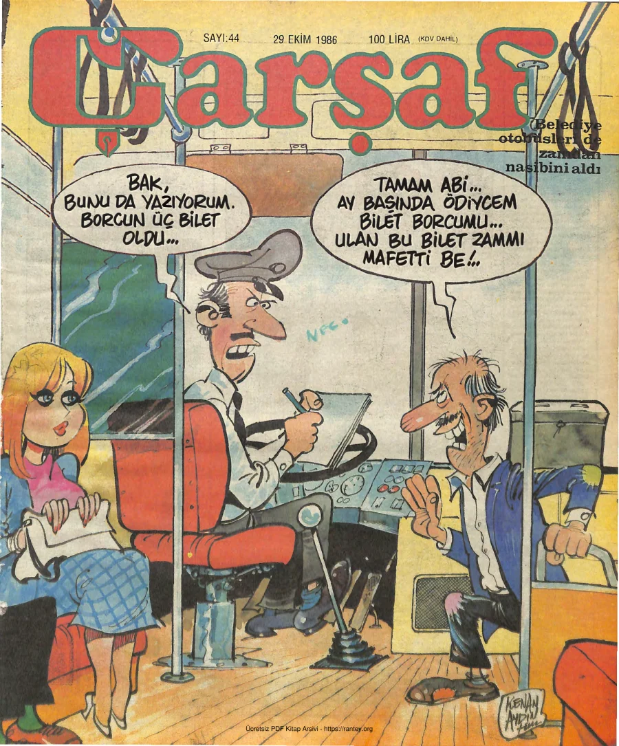 Çarşaf 1986 44 kapak görseli