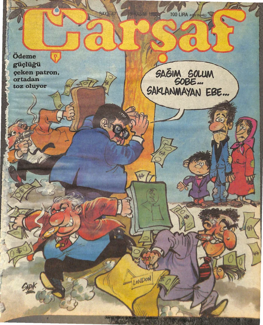 Çarşaf 1986 47 kapak görseli