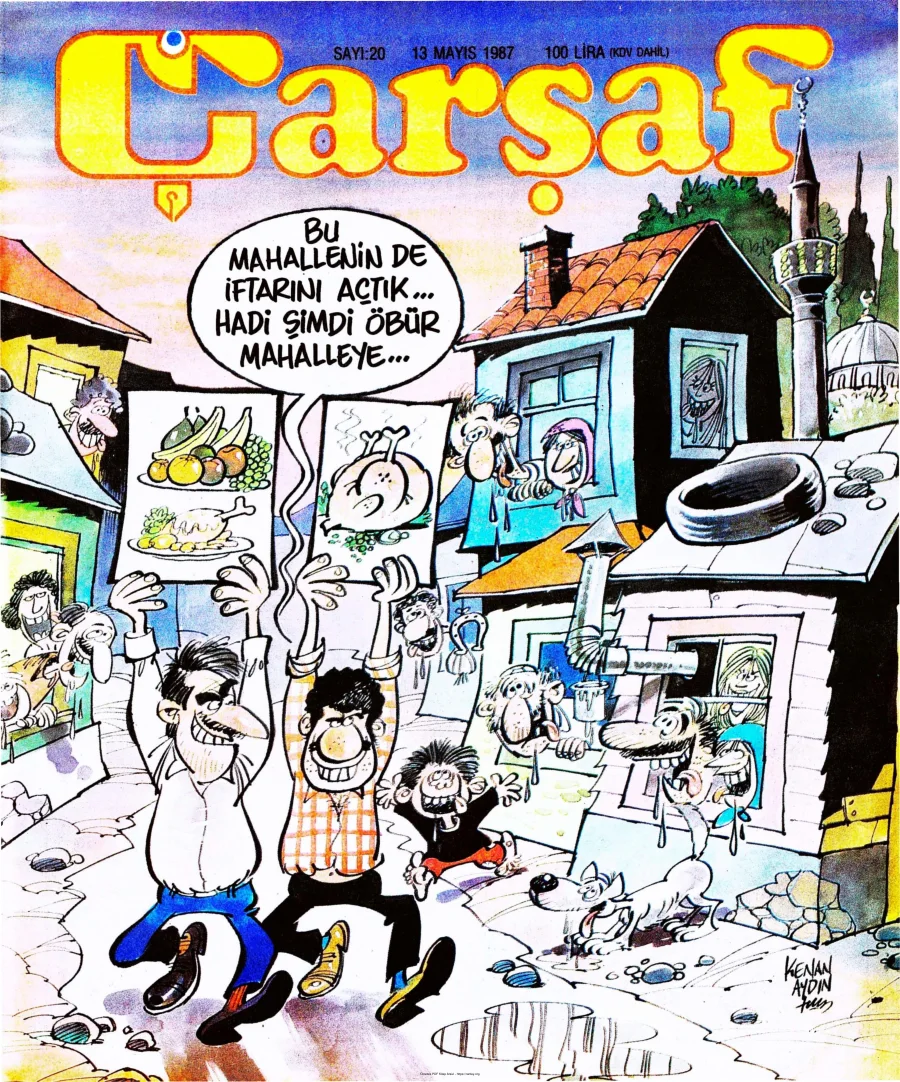 Çarşaf 1987 20 kapak görseli