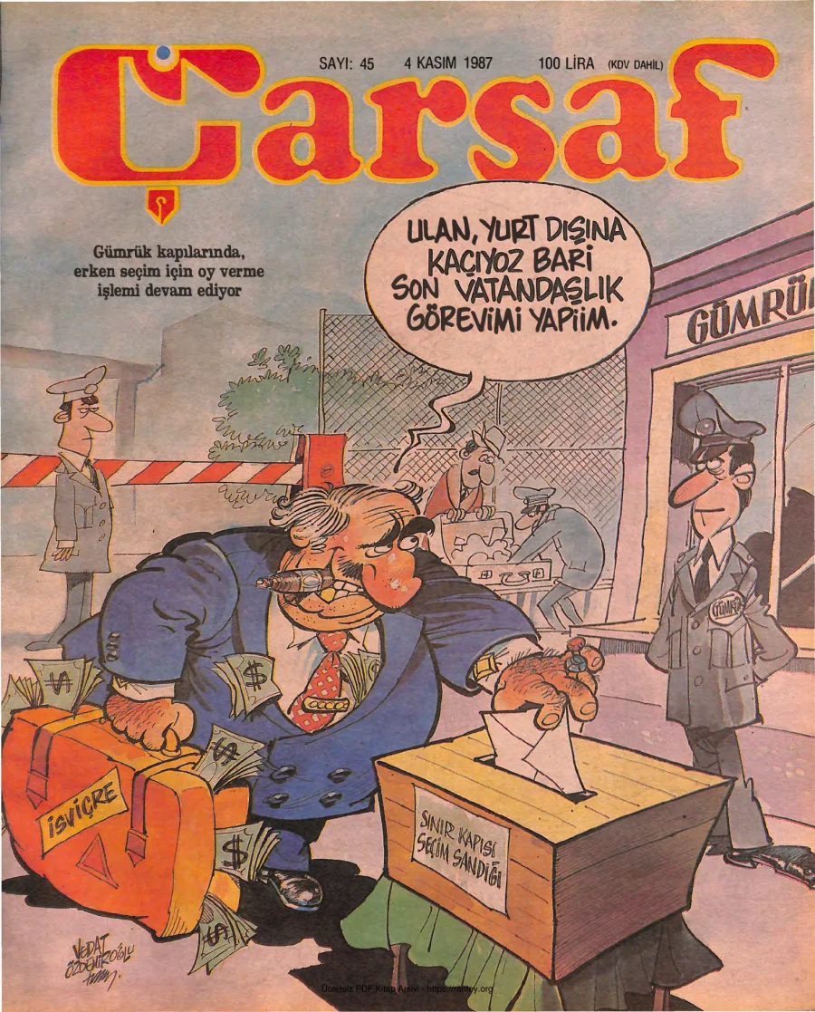 Çarşaf 1987 45 kapak görseli