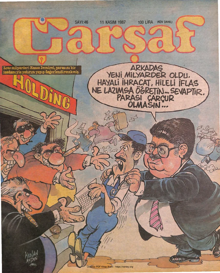 Çarşaf 1987 46 kapak görseli