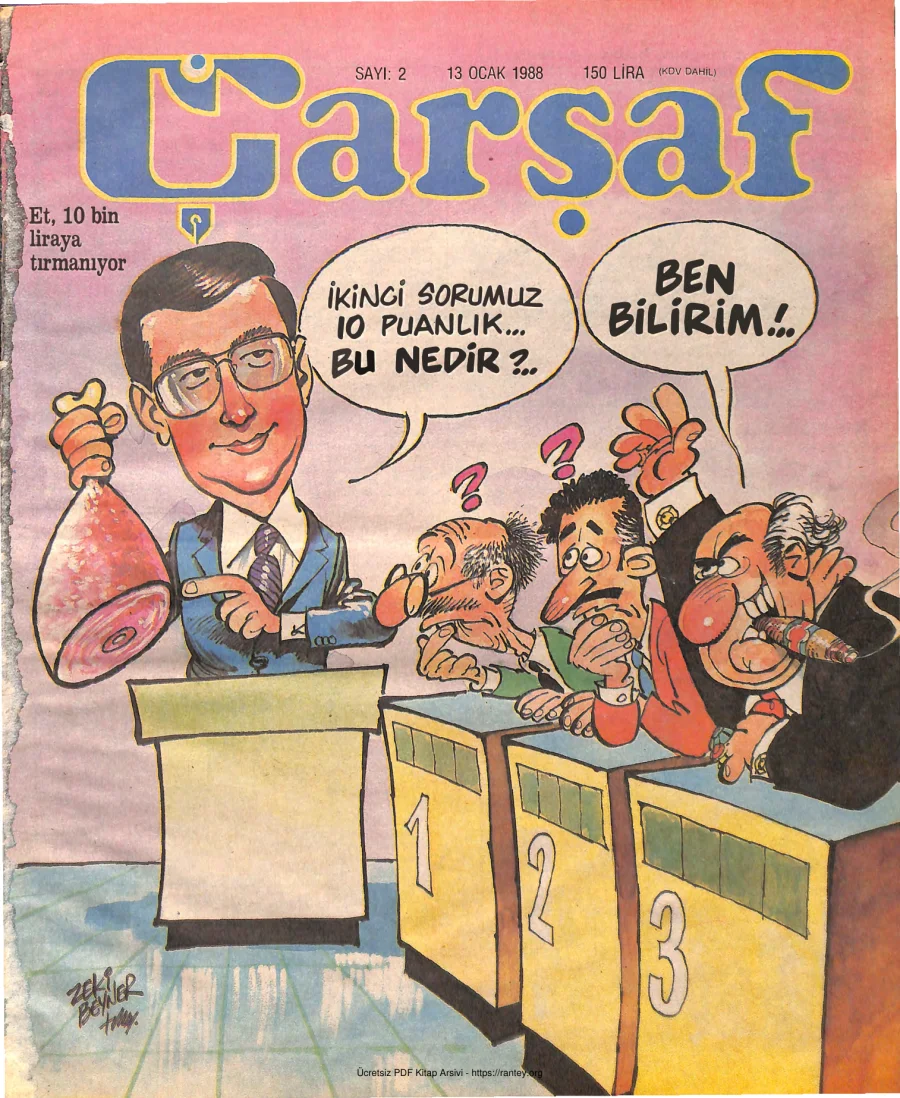 Çarşaf 1988 02 kapak görseli