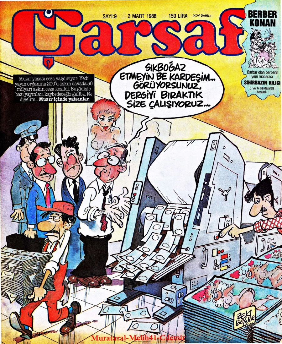 Çarşaf 1988 09 kapak görseli