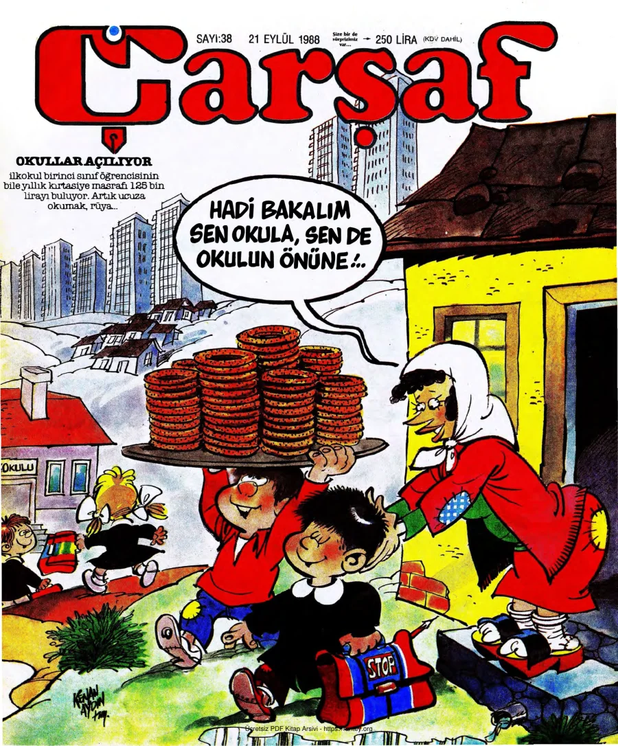 Çarşaf 1988 38 kapak görseli