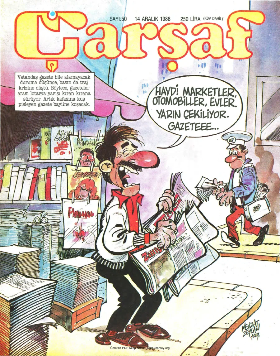 Çarşaf 1988 50 kapak görseli