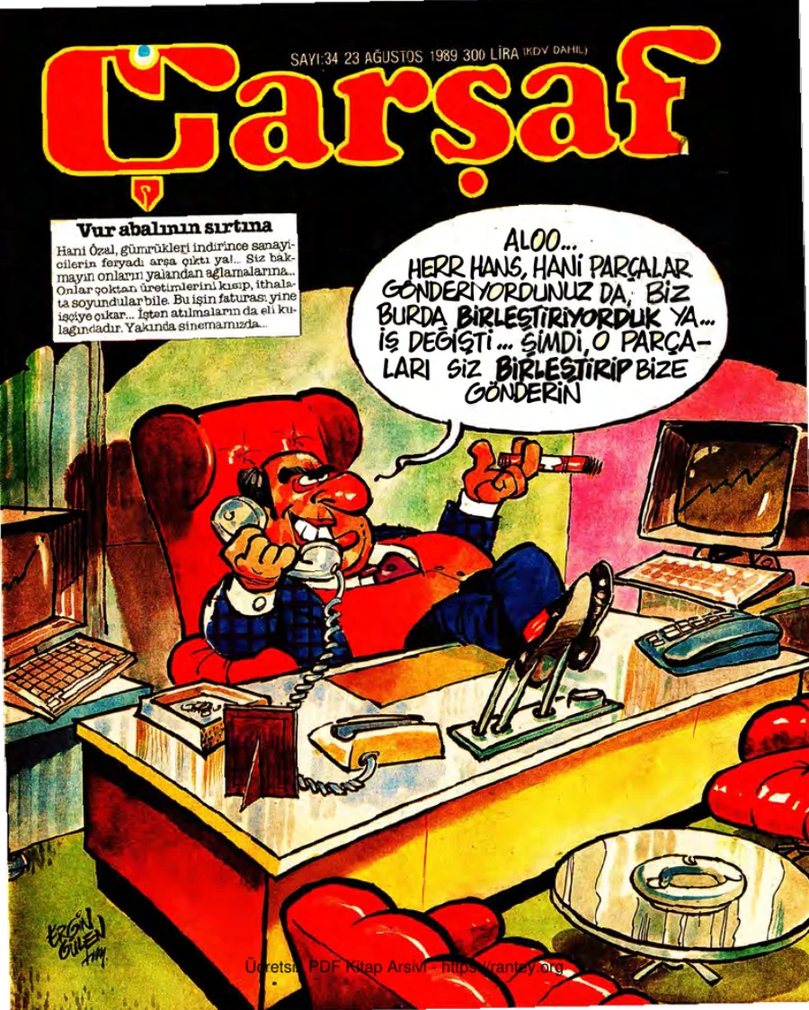 Çarşaf 1989 34 kapak görseli