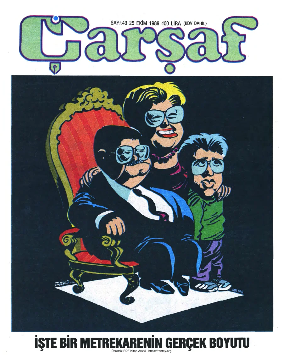 Çarşaf 1989 43 kapak görseli