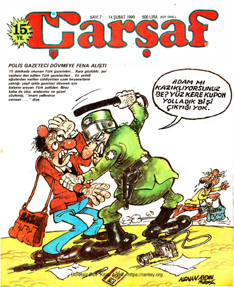 Çarşaf 1990 07 kapak görseli