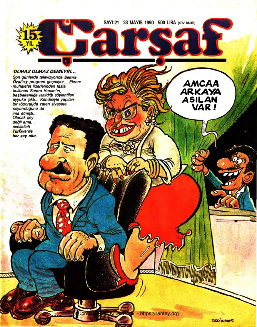 Çarşaf 1990 21 kapak görseli