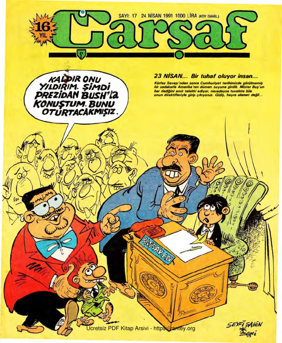 Çarşaf 1991 17 kapak görseli