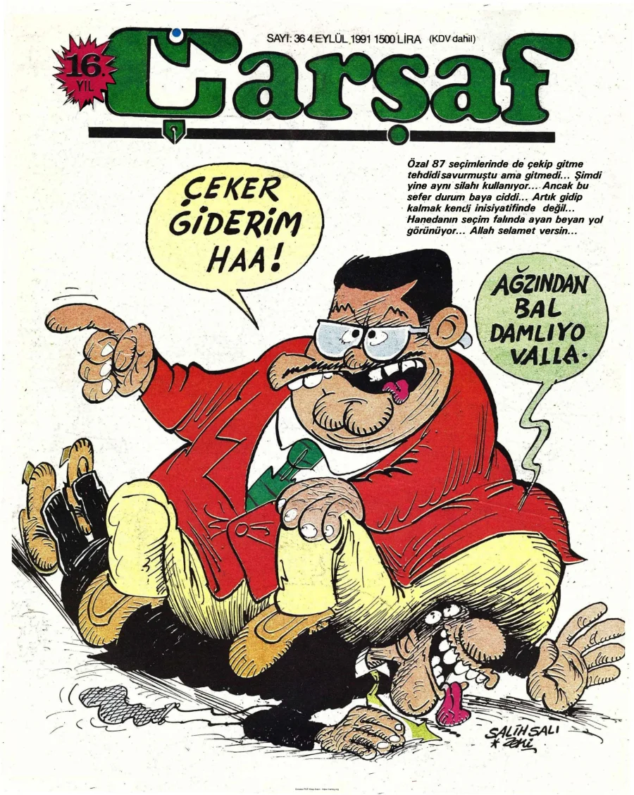 Çarşaf 1991 36 kapak görseli