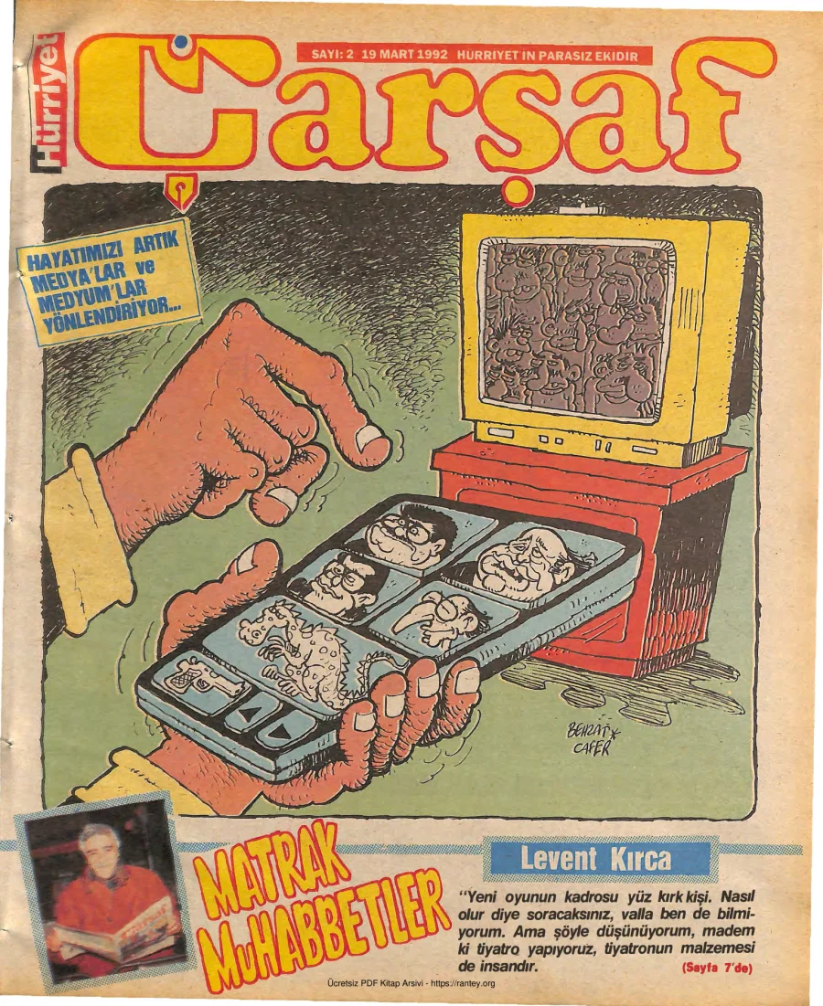 Çarşaf 1992 EK 02 kapak görseli