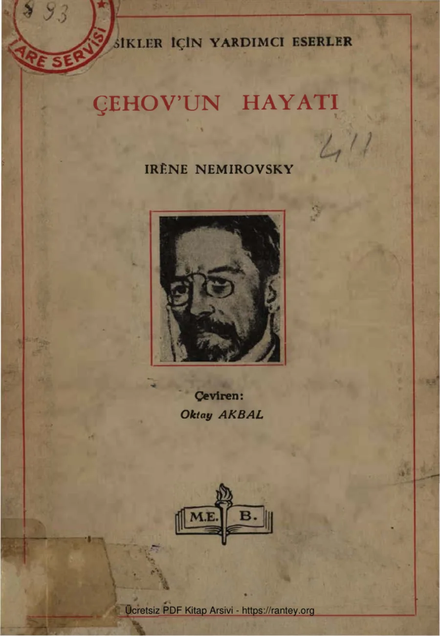 Çehovun Hayatı kapak görseli