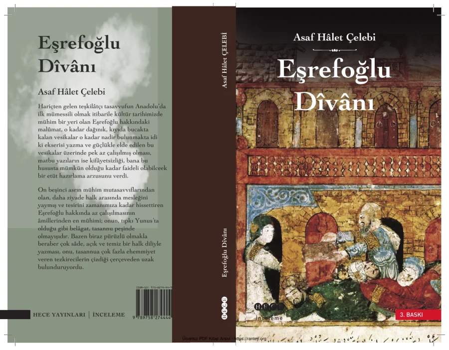 Çelebi Eşrefoğlu Divanı kapak görseli
