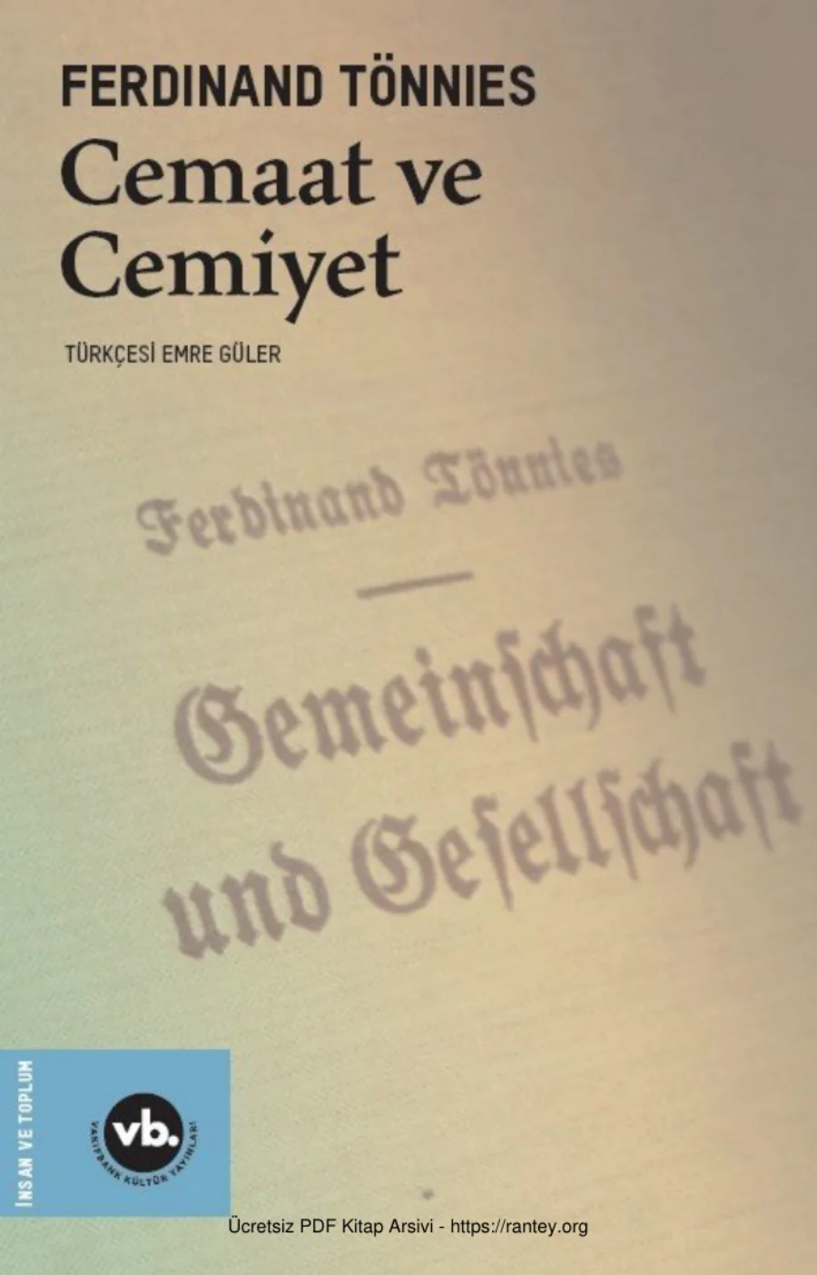 Cemaat ve Cemiyet kapak görseli