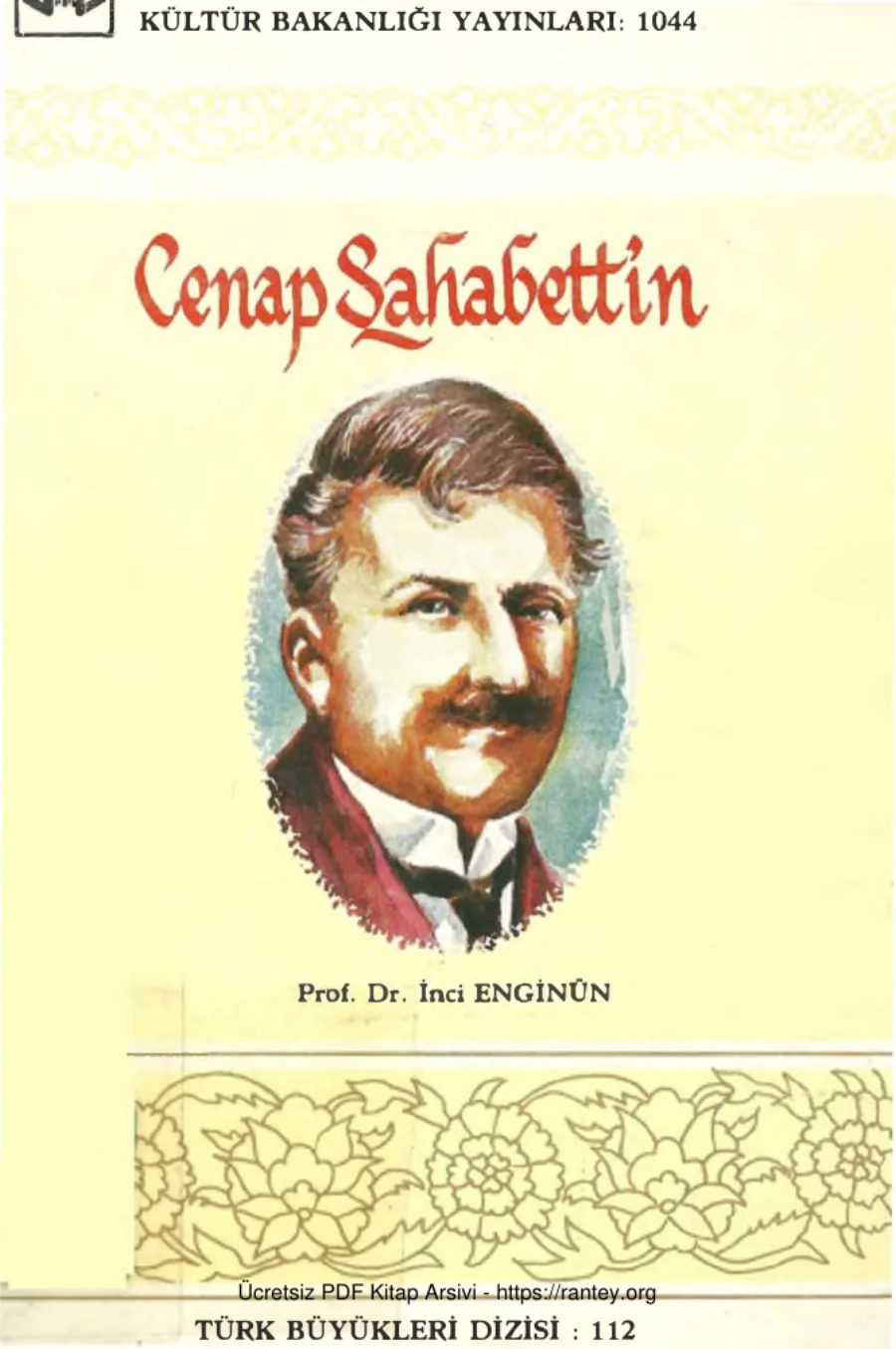 Cenap Şahabettin kapak görseli