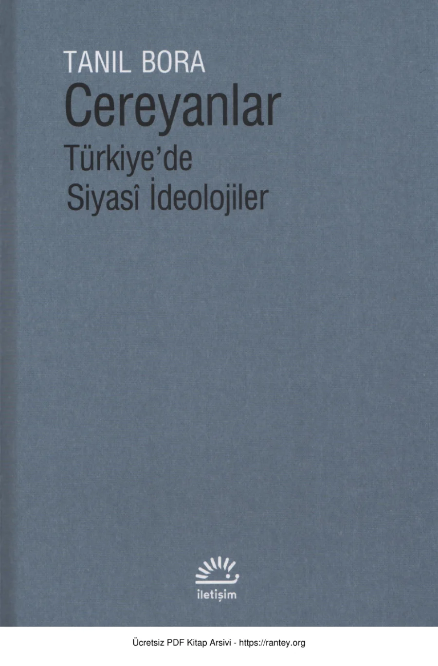 Cereyanlar İletişim Yayınları kapak görseli