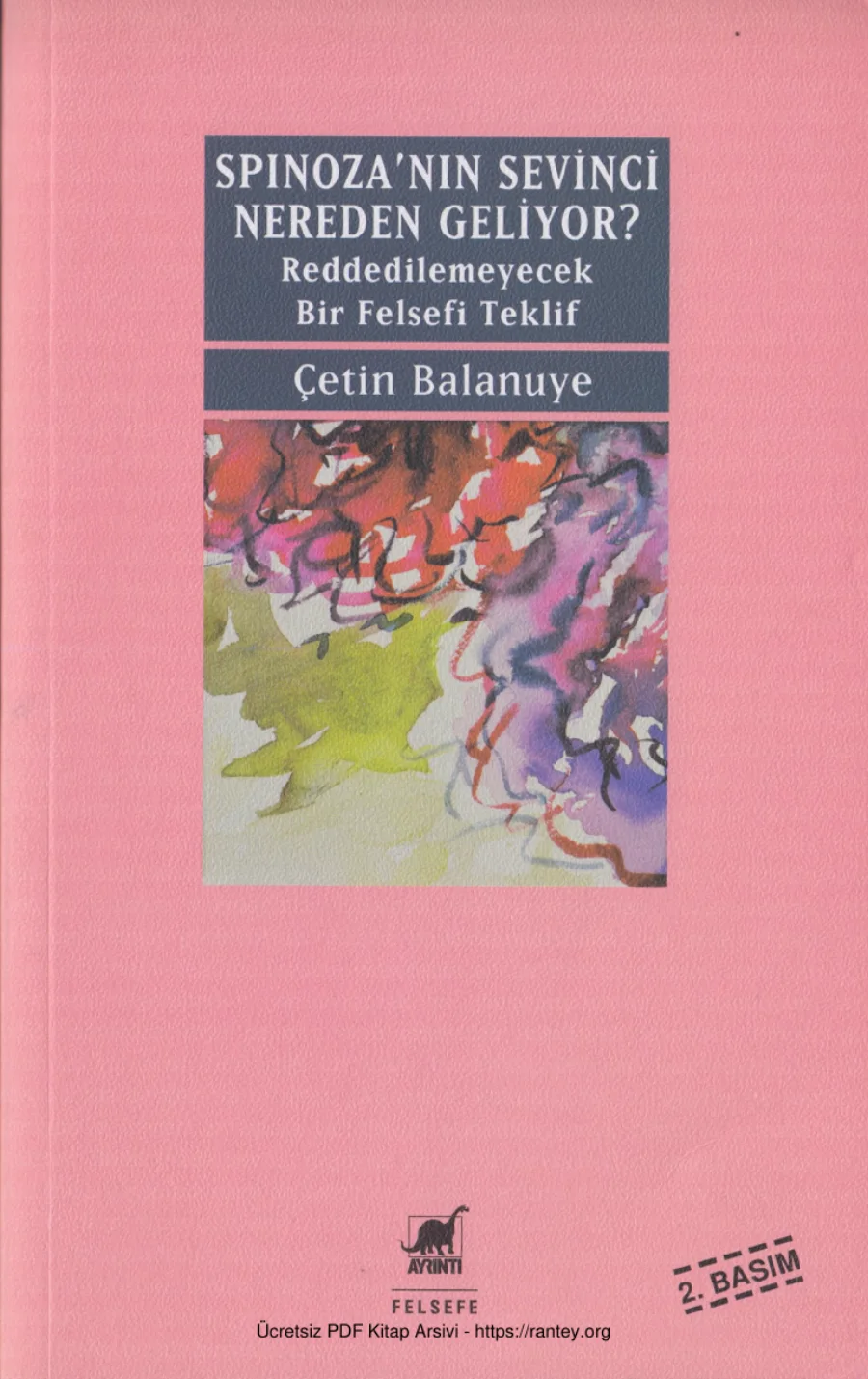 Çetin Balanuye Spinozanın Sevinci Nereden Geliyor kapak görseli