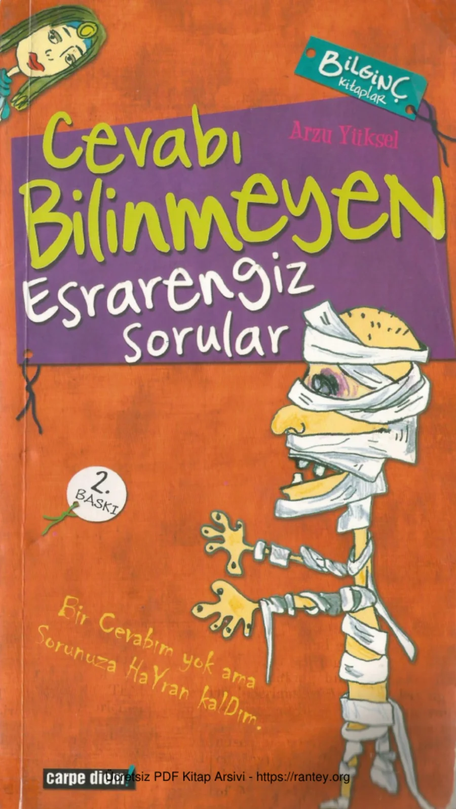 Cevabı Bilinmeyen Esrarengiz Sorular kitap kapağı