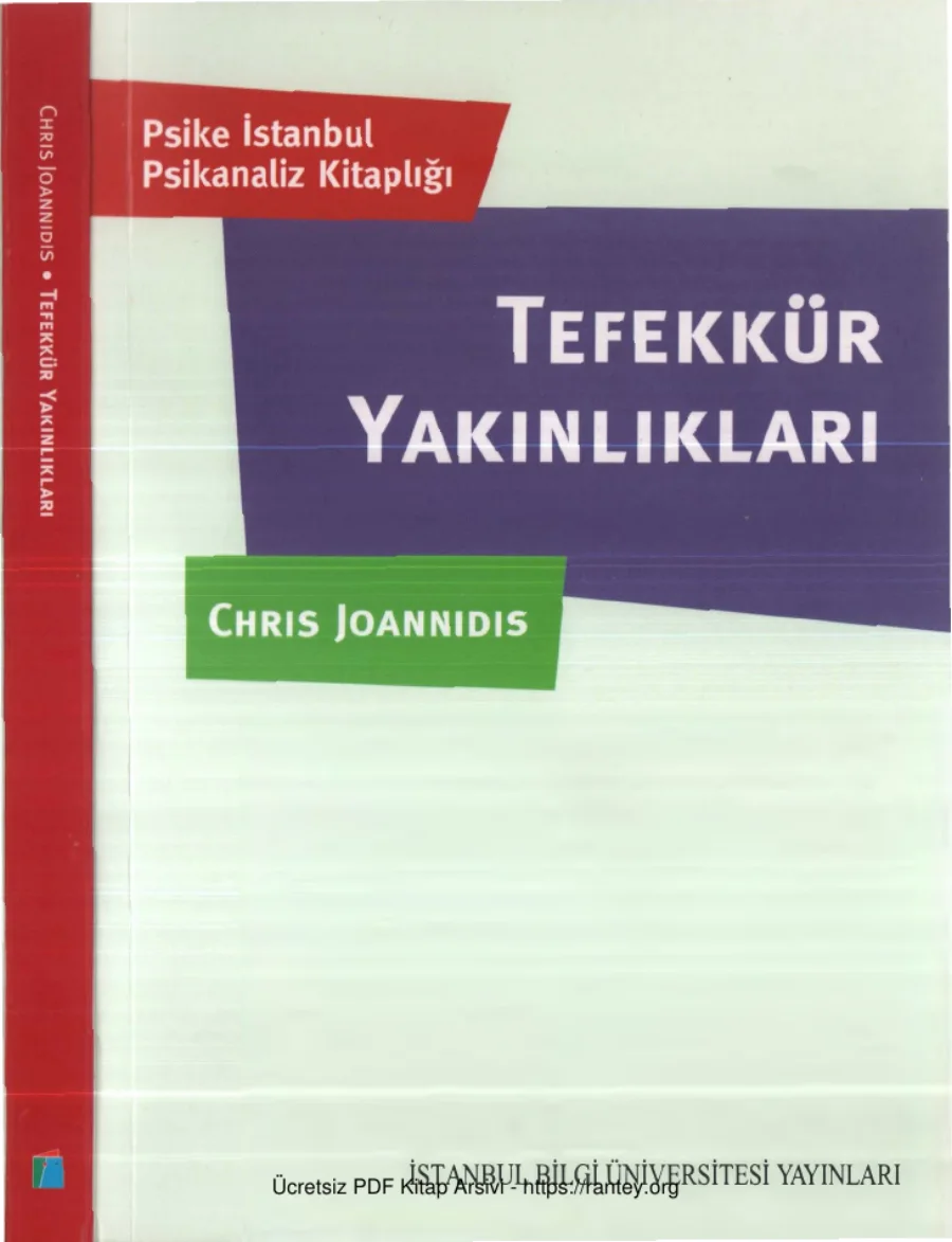 Chris Joannidis Tefekkür Yakınlıkları kapak görseli