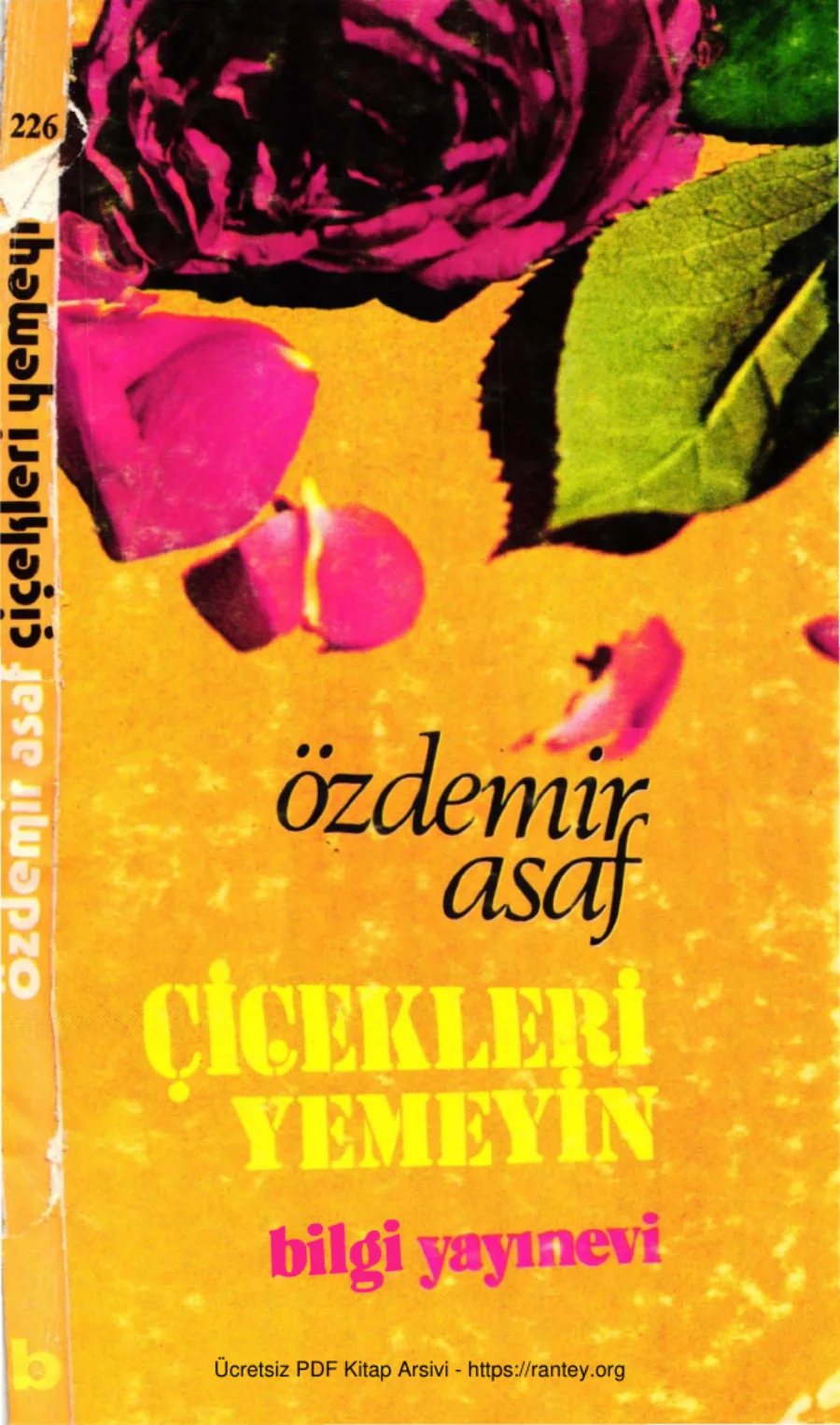 Çiçekleri Yemeyin kapak görseli
