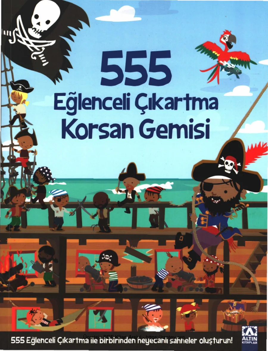 Çıkartma Korsan Gemisi Altın Kitaplar kapak görseli