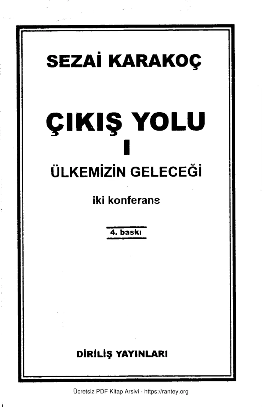 Çıkıl Yolu I Ülkemizin Geleceği kapak görseli