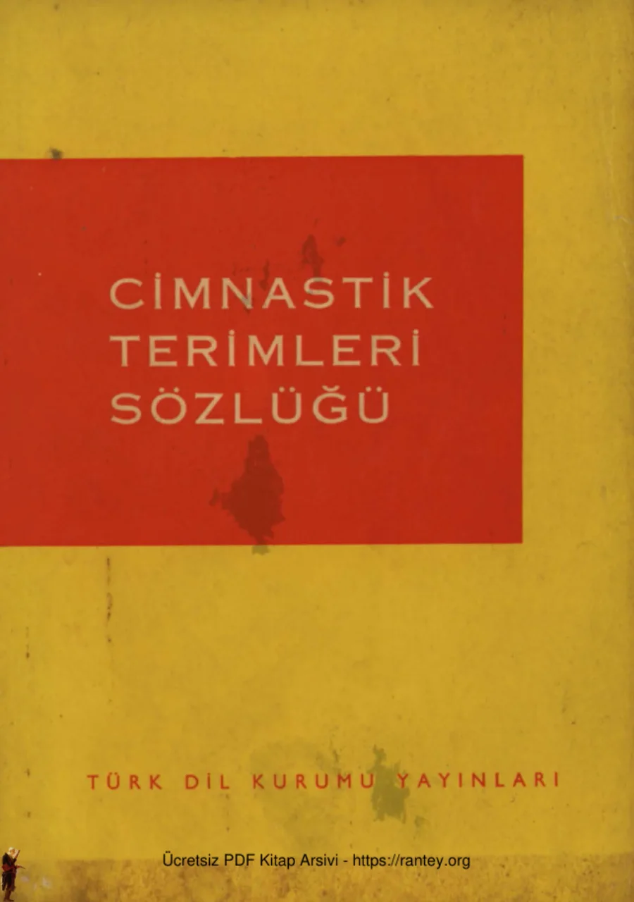 Cimnastik Terimleri Sözlüğü kapak görseli