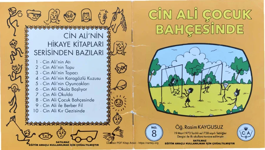 Cin Ali Çocuk Bahçesinde kapak görseli