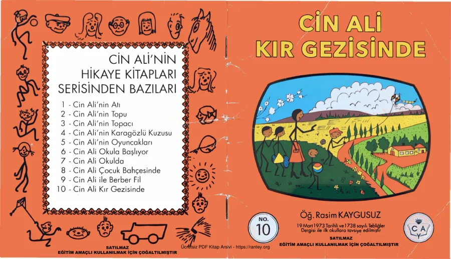 Cin Ali Kır Gezisinde kapak görseli