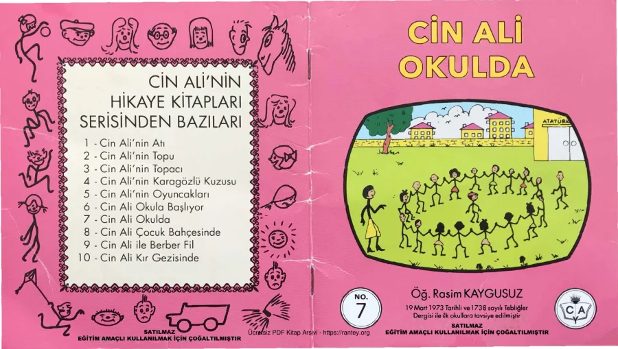 Cin Ali Okulda kapak görseli