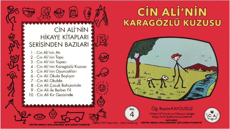 Cin Ali’nin Karagözlü Kuzusu kapak görseli