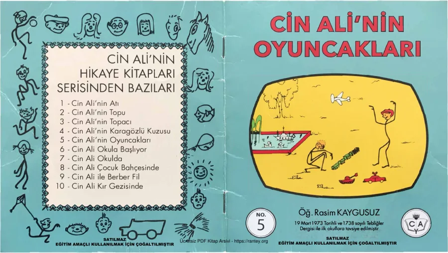Cin Ali’nin Oyuncakları kapak görseli