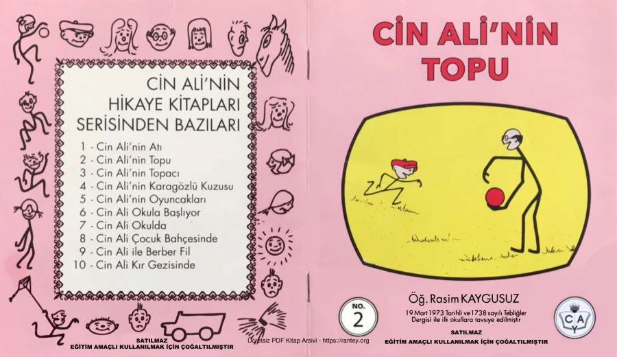 Cin Ali’nin Topu kapak görseli